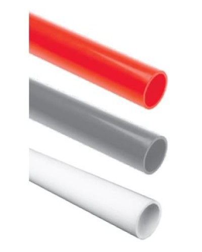 Ecoplast труба ПВХ гладкая, для аспирационной системы, D25, красная (33025-RD). Труба для аспирационной системы. Экопласт в Новосибирске