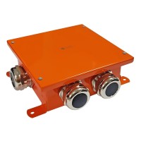 Коробка SMB165 металлическая 164х164х65, 9P (1,5-4 мм²) (56159). Коробка, огнестойкая. Экопласт
