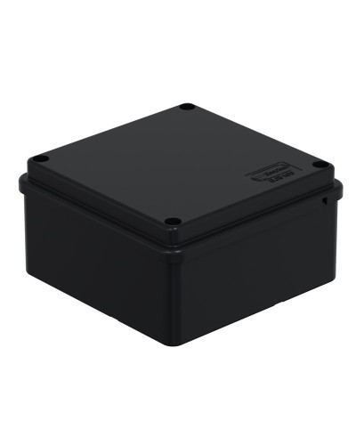 Коробка BJB/JBS100 100х100х55, IP56, черная (44057BL-1). Коробка монтажная. Экопласт в Новосибирске