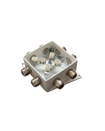 КМ-О (10к)-IP66-120х120, четыре ввода: Коробка монтажная огнестойкая в Новосибирске