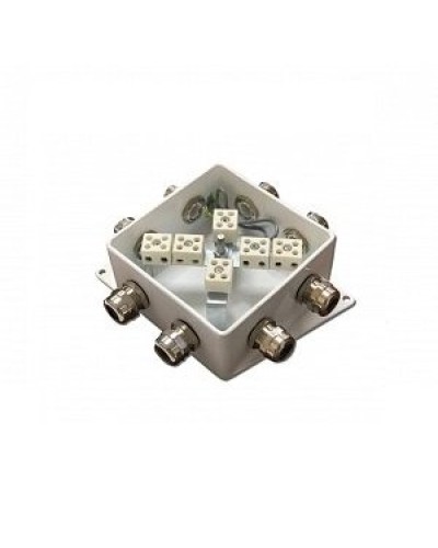 КМ-О (12к*10,0)-IP66-120х120, три ввода: Коробка монтажная огнестойкая в Новосибирске