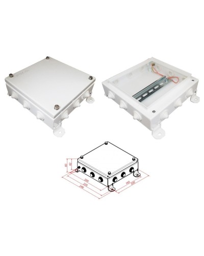 КМ IP55-2020. Коробка монтажная электротехническая. Гефест в Новосибирске