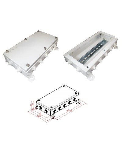 КМ IP55-1530. Коробка монтажная электротехническая. Гефест в Новосибирске