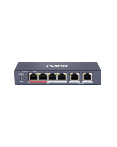 F-SW-EU206HPOE-V. Сетевой PoE коммутатор. i-FLOW в Новосибирске