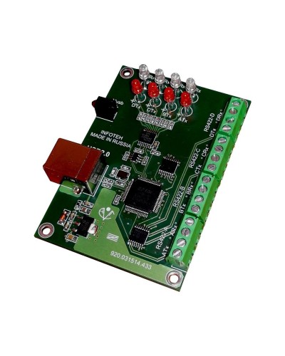 AVT-USB/4RS422. Промышленный преобразователь USB в RS-422. Инфотех в Новосибирске