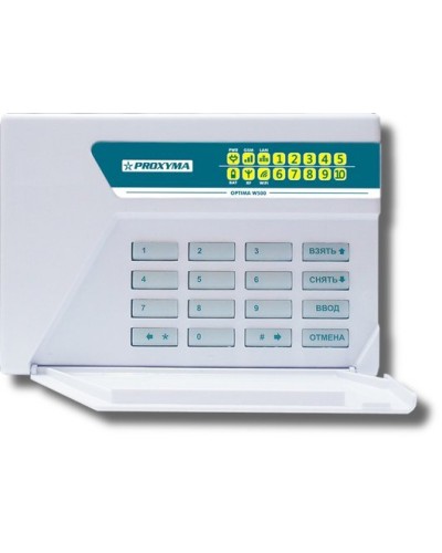 W500BL Optima. Объектовый прибор с встроенными GSM, РПП БРИЗ и Ладога-РК и проводными шлейфами. Проксима в Новосибирске