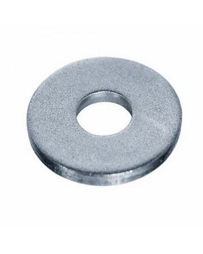 Шайба с широкими полями (кузовная) оцинкованная M10 (DIN 9021) (100 шт) (PR08.2379). Шайба с широкими полями. Промрукав в Новосибирске