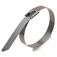 Стяжки кабельные стальные СКС (304) 7,9х350 (100 шт) (PR08.4886). Стяжки кабельные стальные. Промрукав