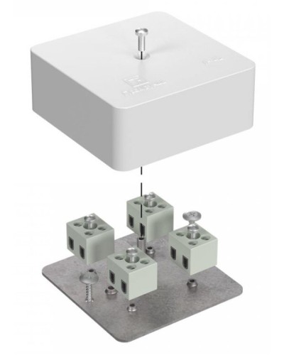 Коробка огнестойкая 75х75х30 (40-0450-FR2.5-8). Коробка огнестойкая для открытой установки. Промрукав в Новосибирске