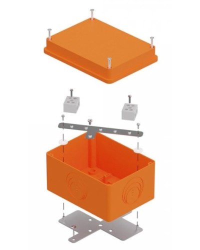 Коробка огнестойкая 150х110х90 E15-E120 для о/п (40-0351-FR10.0-4). Коробка огнестойкая для открытой установки. Промрукав в Новосибирске