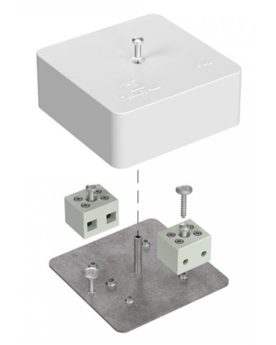 Коробка огнестойкая 75х75х30 (40-0450-FR6.0-4). Коробка огнестойкая для открытой установки. Промрукав в Новосибирске