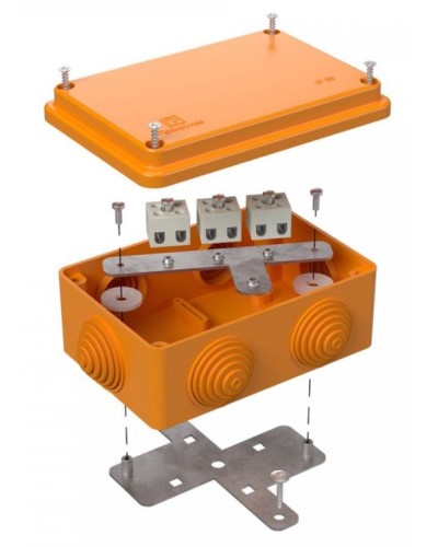 Коробка огнестойкая 120х80х50 (40-0340-FR2.5-6). Коробка огнестойкая для открытой установки. Промрукав в Новосибирске