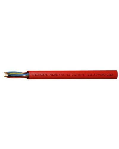 КПСВВнг(А)-LS 3х2х2,5 (Спецкабель). Кабель симметричный для систем сигнализации и управления, групповой прокладки, с пониженным дымо- и газовыделением. Спецкабель в Новосибирске