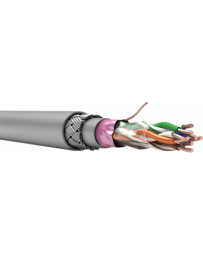 TechnoLAN F/UTP SWA PS Cat 5e ZH нг(A)-HF 2x2x0,52. Кабель «витая пара» (LAN) для структурированных систем связи. СПКБ-Техно в Новосибирске