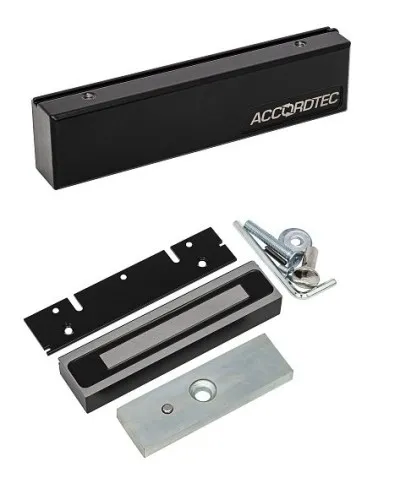 ML-200K-3 Premium Black с планкой. Замок электромагнитный. AccordTec в Новосибирске