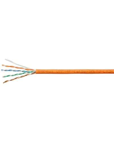UTP-4P-Cat.5e-SOLID-LSZH-OR-LIGHT (10993c). Кабель «витая пара» (LAN) для структурированных систем связи. CABEUS в Новосибирске