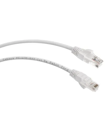 PC-UTP-RJ45-Cat.5e-0.5m-WH-LSZH (9488c), белый. Патч-корд медный. CABEUS в Новосибирске