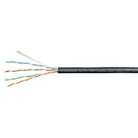 UTP-4P-Cat.5e-SOLID-LSZH-BK (9781c). Кабель «витая пара» (LAN) для структурированных систем связи. CABEUS