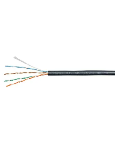 UTP-4P-Cat.5e-SOLID-LSZH-BK (9781c). Кабель «витая пара» (LAN) для структурированных систем связи. CABEUS в Новосибирске