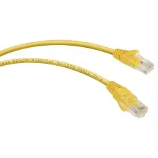PC-UTP-RJ45-Cat.5e-3m-YL-LSZH (9500c), желтый. Патч-корд медный. CABEUS