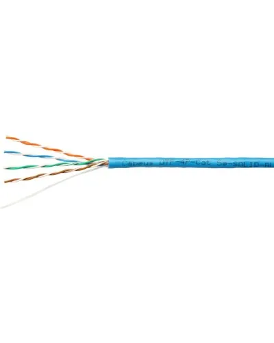 UTP-4P-Cat.5e-SOLID-BL (7248c). Кабель «витая пара» (LAN) для структурированных систем связи. CABEUS в Новосибирске