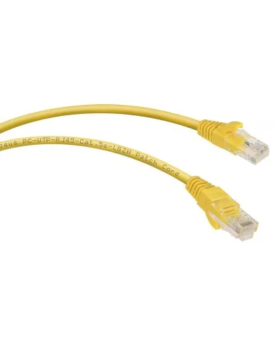 PC-UTP-RJ45-Cat.5e-1.5m-YL-LSZH (9498c), желтый. Патч-корд медный. CABEUS в Новосибирске