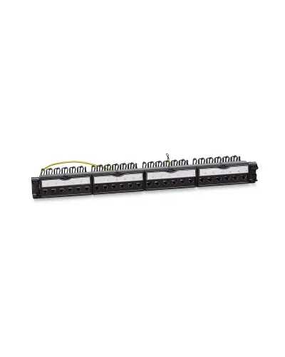 PL-24-KJ-RJ45-Cat.6-SH-180T (11833c): Патч-панель 19" (1U), 24 порта RJ-45, категория 6, полностью экранированная в Новосибирске