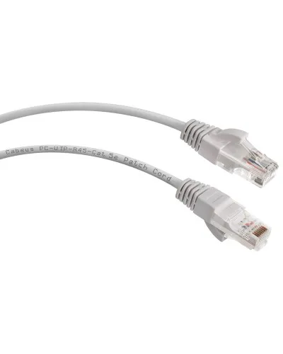 PC-UTP-RJ45-Cat.5e-3m (7214c), серый. Патч-корд медный. CABEUS в Новосибирске