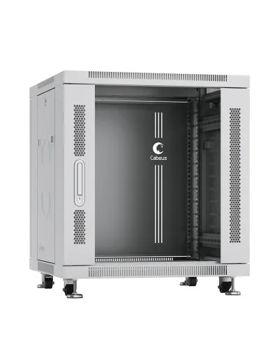 SH-05C-12U60/80 (7646c). Шкаф телекоммуникационный 19 напольный 12U. CABEUS в Новосибирске