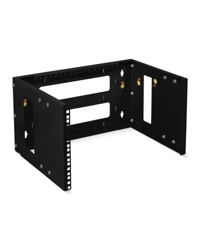 NC-6U-BK (11380c). Кронштейн настенный 19 6U, цвет черный. CABEUS в Новосибирске