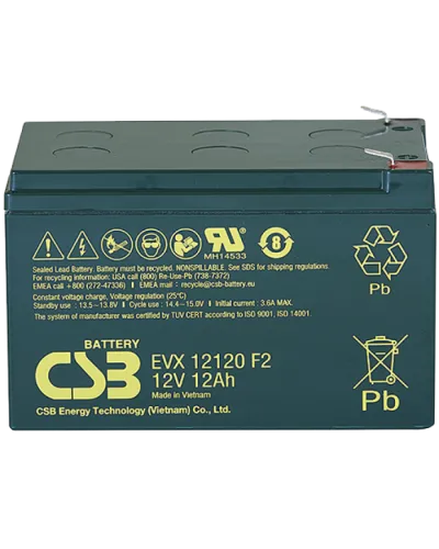 CSB EVX 12120. Аккумулятор герметичный свинцово-кислотный. CSB в Новосибирске