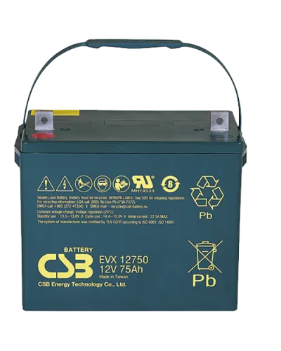 CSB EVX 12750. Аккумулятор герметичный свинцово-кислотный. CSB в Новосибирске