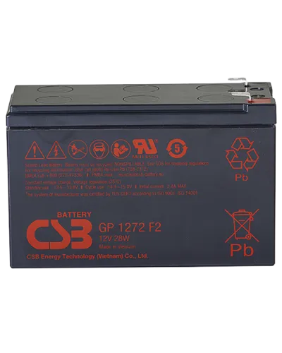 CSB GP 1272(28W) F2. Аккумулятор герметичный свинцово-кислотный. CSB в Новосибирске