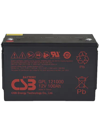 CSB GPL 121000. Аккумулятор герметичный свинцово-кислотный. CSB в Новосибирске