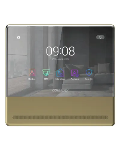 CDV-70QT/VZ (золото). Монитор видеодомофона цветной. Commax в Новосибирске