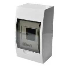 ЩРН-П-4 IP41 настенный (31008DEK). Щиток модульный с прозрачной дверцей. DEKraft