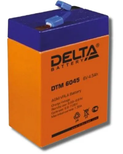 Delta DTM 6045. Аккумулятор герметичный свинцово-кислотный. Delta в Новосибирске