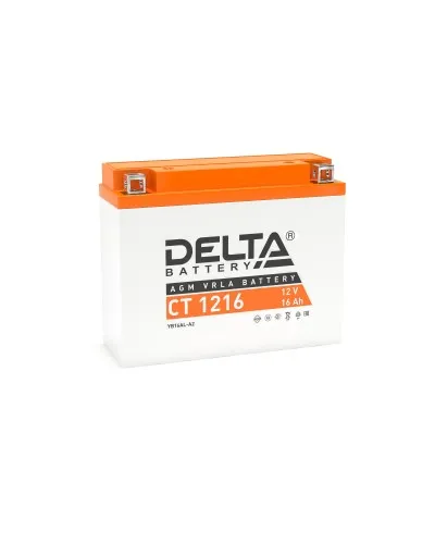 Delta CT 1216. Аккумулятор герметичный свинцово-кислотный стартерный. Delta в Новосибирске