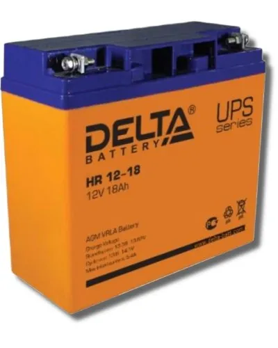 Delta HR 12-18. Аккумулятор герметичный свинцово-кислотный. Delta в Новосибирске