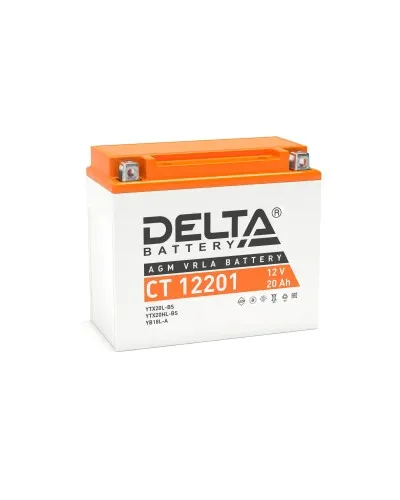 Delta CT 1220.1. Аккумулятор герметичный свинцово-кислотный стартерный. Delta в Новосибирске