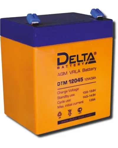 Delta DTM 12045. Аккумулятор герметичный свинцово-кислотный. Delta в Новосибирске