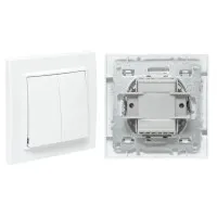 Минск Выключатель 2-кл. СП 10А (ERV10-023-10). Выключатель 2-кл. СП 10А. EKF