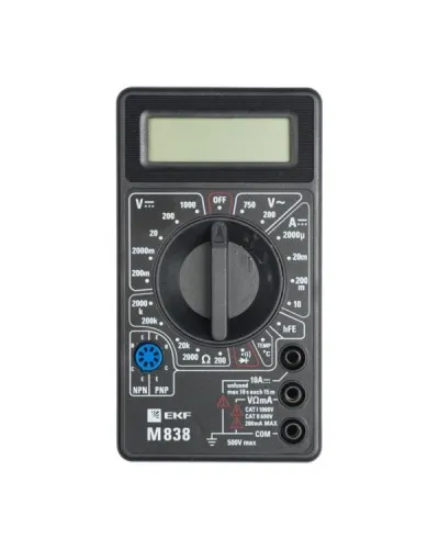 Мультиметр цифровой M838 Master (In-180701-bm838): Мультиметр цифровой в Новосибирске