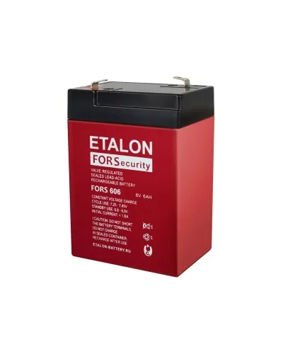 ETALON FORS 606. Аккумулятор герметичный свинцово-кислотный. ETALON в Новосибирске