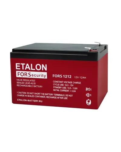 ETALON FORS 1212. Аккумулятор герметичный свинцово-кислотный. ETALON в Новосибирске
