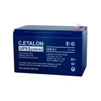 C.ETALON CHR 6-7. Аккумулятор герметичный свинцово-кислотный. ETALON