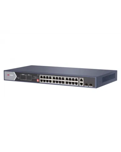 DS-3E0528HP-E. Коммутатор с питанием POE. Hikvision в Новосибирске