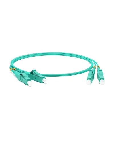 FC-D2-503-LC/PR-LC/PR-H-5M-LSZH-AQ. Патч-корд волоконно-оптический многомодовый. Hyperline в Новосибирске