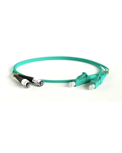 FC-D2-503-FC/PR-LC/PR-H-1M-LSZH-AQ. Патч-корд волоконно-оптический многомодовый. Hyperline в Новосибирске