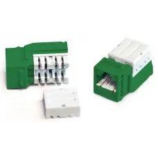 KJNE-8P8C-C5e-90-GN. Вставка Keystone Jack RJ-45. Hyperline